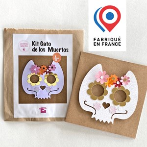 Kit - carte gato de los muertos à coller