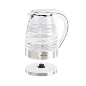 Bouilloire en verre 1.7 l blanche
