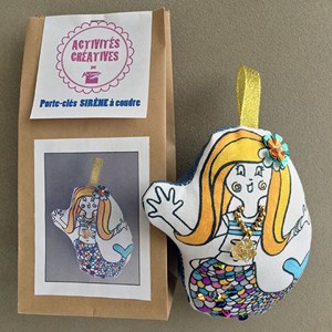 Kit - coudre son porte-clés sirène