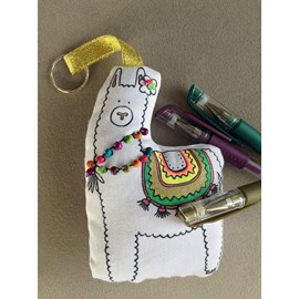 Kit - coudre son porte-clés lama