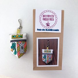 Kit - coudre son porte-clés blason
