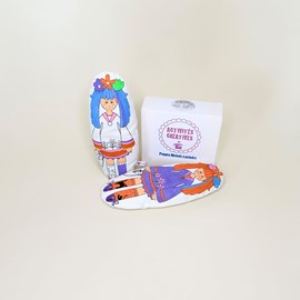 Kit créatif - poupée melody à peindre