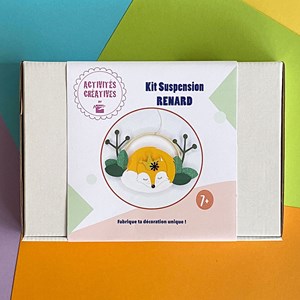 Kit papier - déco renard à coller