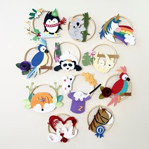 Kit papier - déco renard à coller