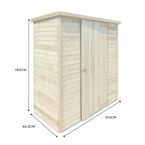 Abri de jardin en bois marie 0.92 m²
