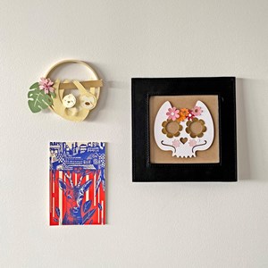 Kit papier - déco paresseux à coller