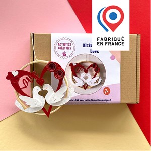 Kit papier - déco love à coller