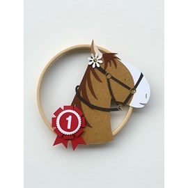 Kit papier - déco cheval à coller