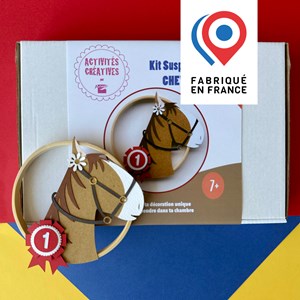 Kit papier - déco cheval à coller