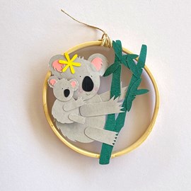 Kit papier - déco koala à coller