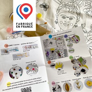 Diy - sac en tissu frida kahlo