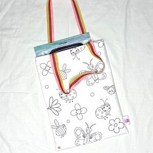 Coloriage - sac enfant en tissu bee bug