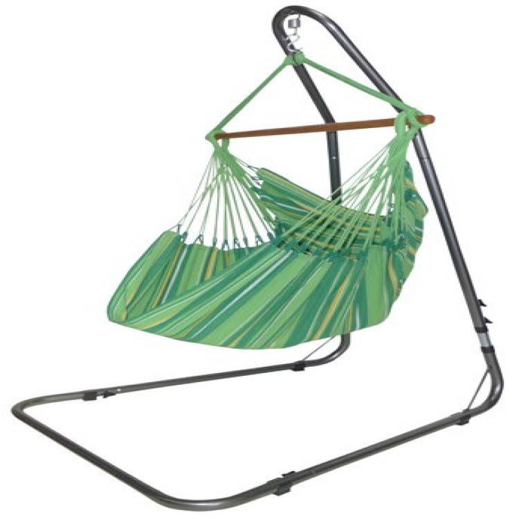 Tropical Influences - Chaise hamac avec support soledad limao