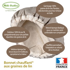 Bonnet chauffant soin des cheveux