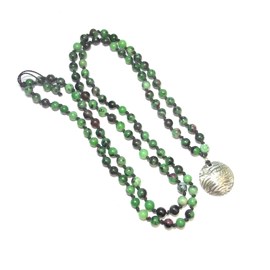 Sautoir mala zoisite 108 pierres