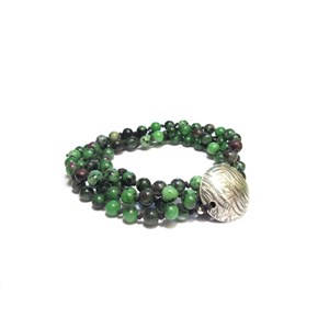Sautoir mala zoisite 108 pierres