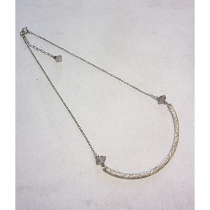 Collier quartz diamant