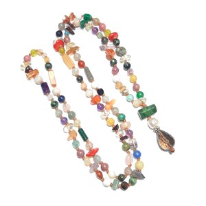 Sautoir pierres multicolores salvador