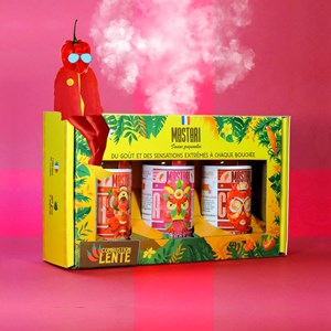 Coffret 3 sauces piquantes fortes