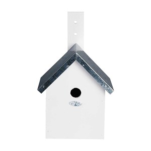 Nichoir blanc pour oiseaux mesange