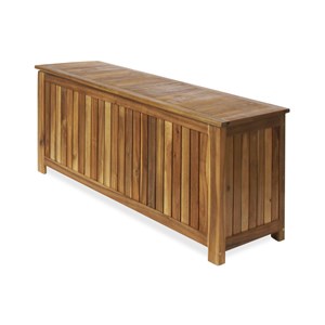 Coffre de rangement en acacia - fidgi