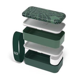 Lunch box rectangulaire 2x500ml jungle