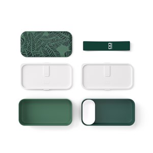 Lunch box rectangulaire 2x500ml jungle