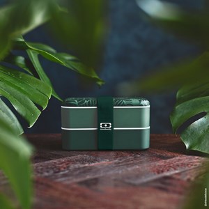 Lunch box rectangulaire 2x500ml jungle