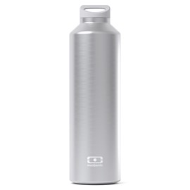 Gourde isotherme infuseur 500ml silver
