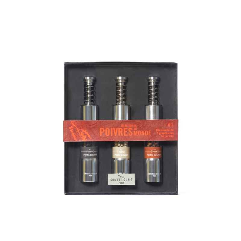 Coffret découverte poivres du monde