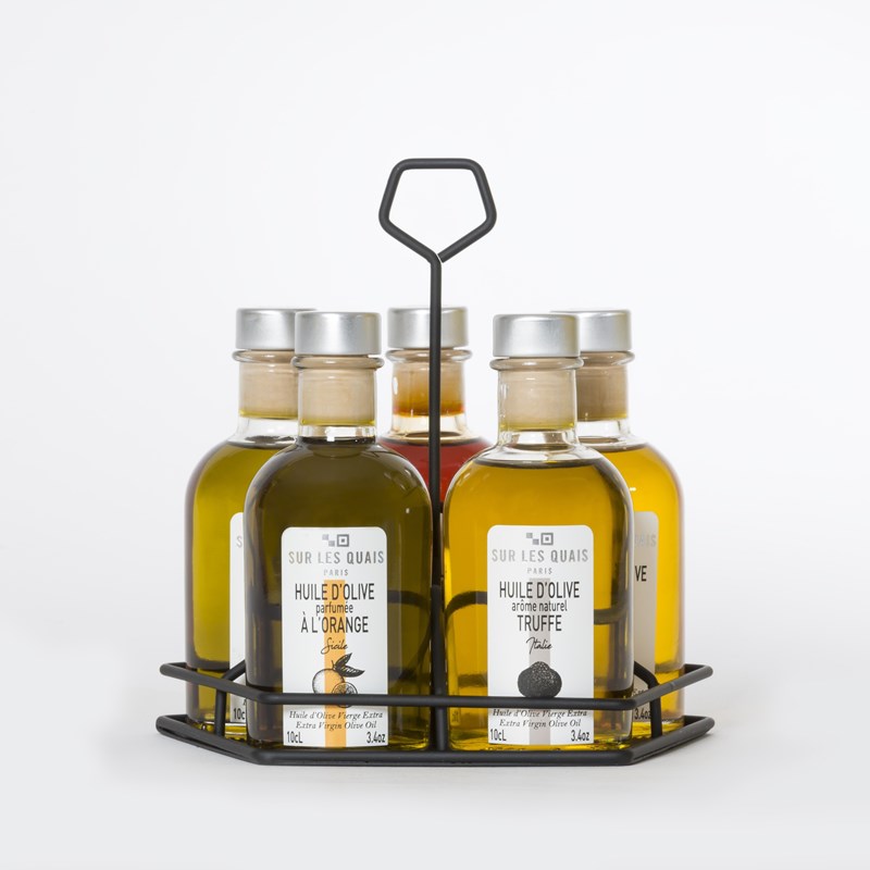 Coffret 5 huiles d'olive parfumées