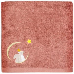 Serviette de bain brique écureuil (70 x 140 cm)