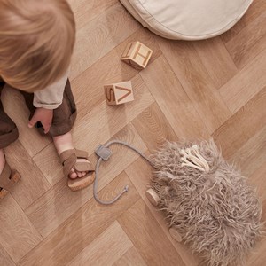 Jouet à tirer en bois mammouth neo