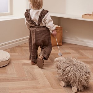 Jouet à tirer en bois mammouth neo