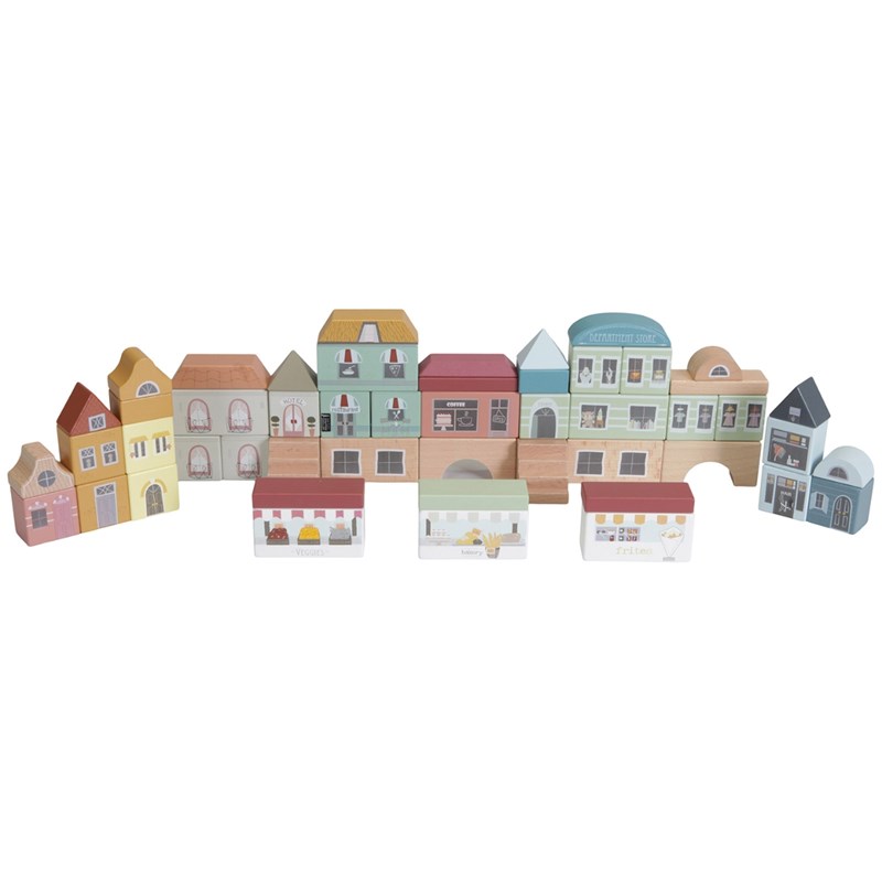 Lot de 50 blocs de construction ville