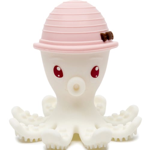 BABY TO LOVE - Pieuvre de dentition 3d monbella rose pâle