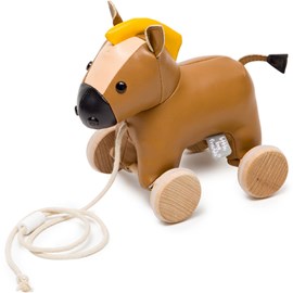 Jouet à tirer cheval