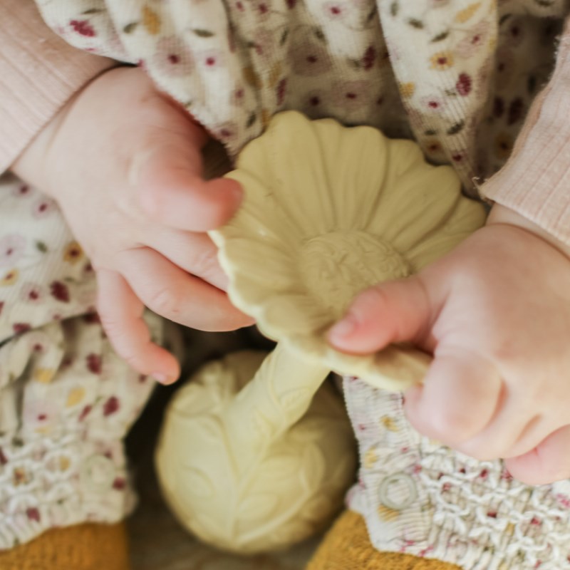 Hochet de dentition marguerite (NATRUBA) - Image 1