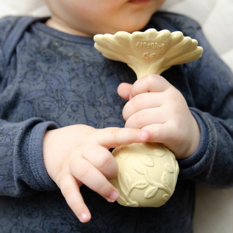 Hochet de dentition marguerite (NATRUBA) - Image 3