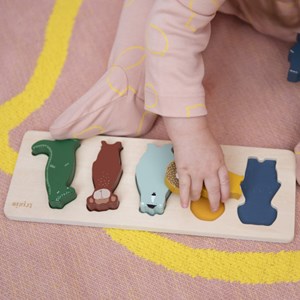 Puzzle à encastrement animaux