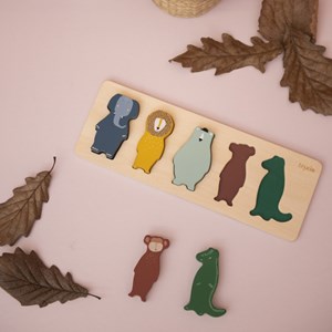 Puzzle à encastrement animaux