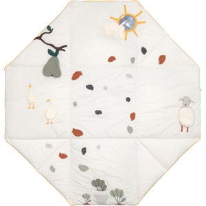 Tapis d´éveil 2 en 1 en coton bio tiny farmer (120 x 120 cm)