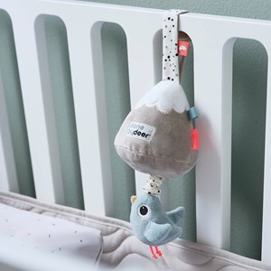 Peluche musicale à suspendre birdee multicolore