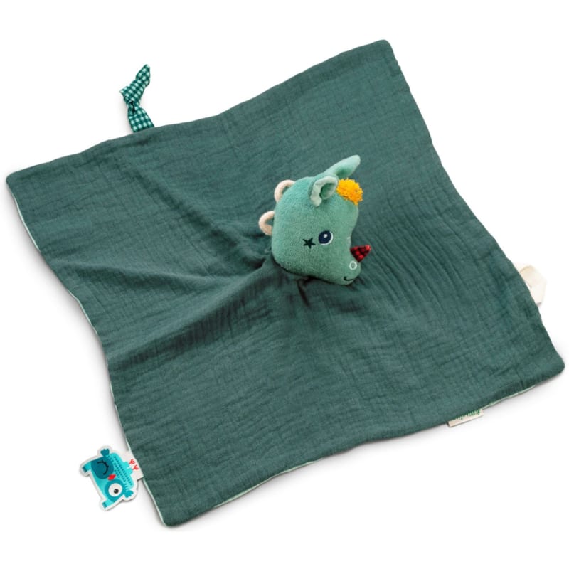 Doudou attache sucette plat éco joe (32 cm) (Lilliputiens) - Image 1