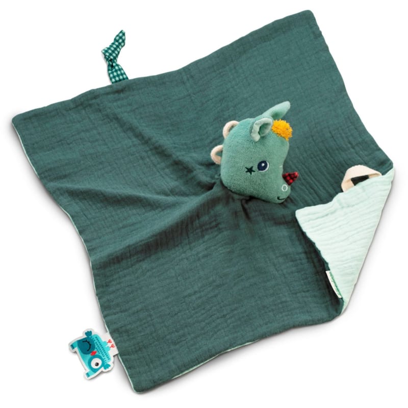 Doudou attache sucette plat éco joe (32 cm) (Lilliputiens) - Image 3