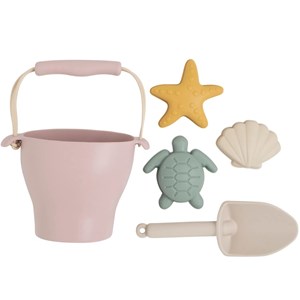 Set de plage rose (5 pièces)