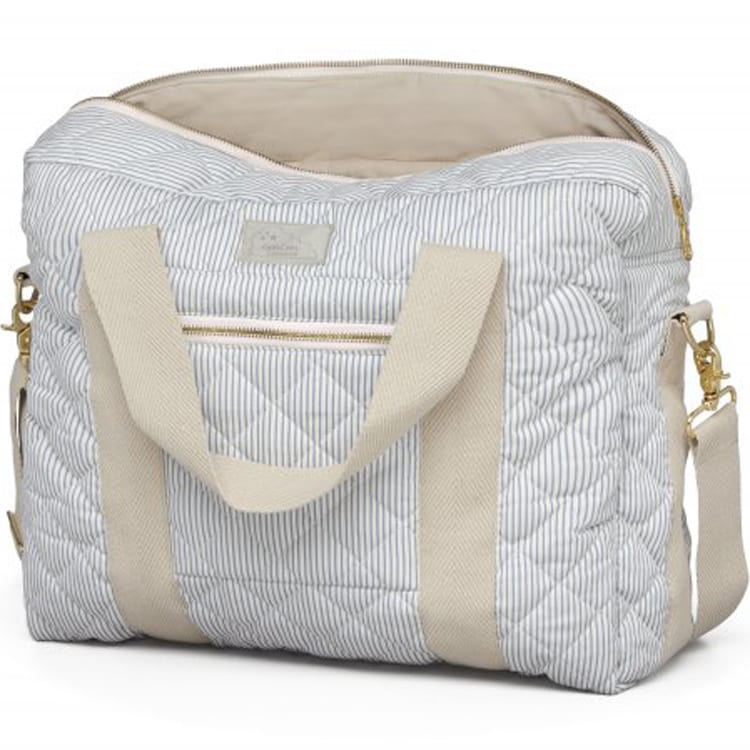 Sac à Langer Bleu Multifonction - 14 Compartiments - Tissu Non-tissé écologique - Idéal Sorties Avec Bébé