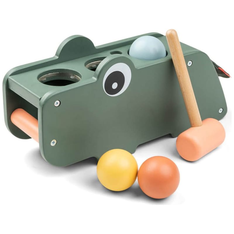 Jeu de marteau croco vert