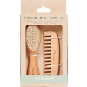 Ensemble brosse et peigne bébé en bois