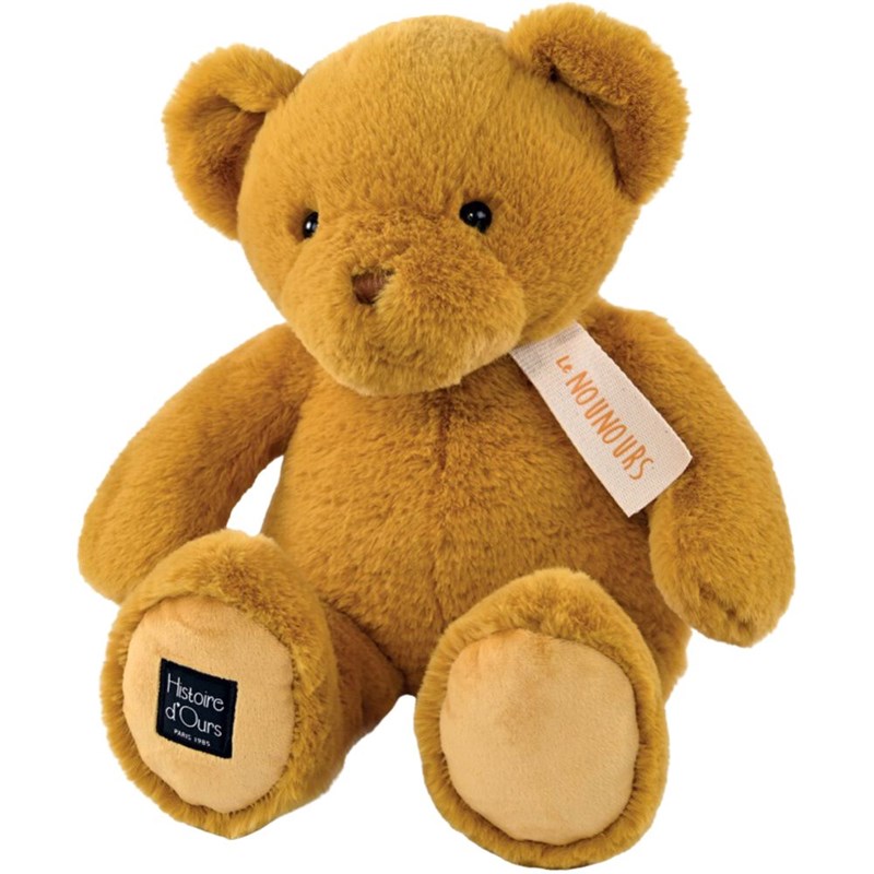 Peluche le nounours ocre (40 cm)